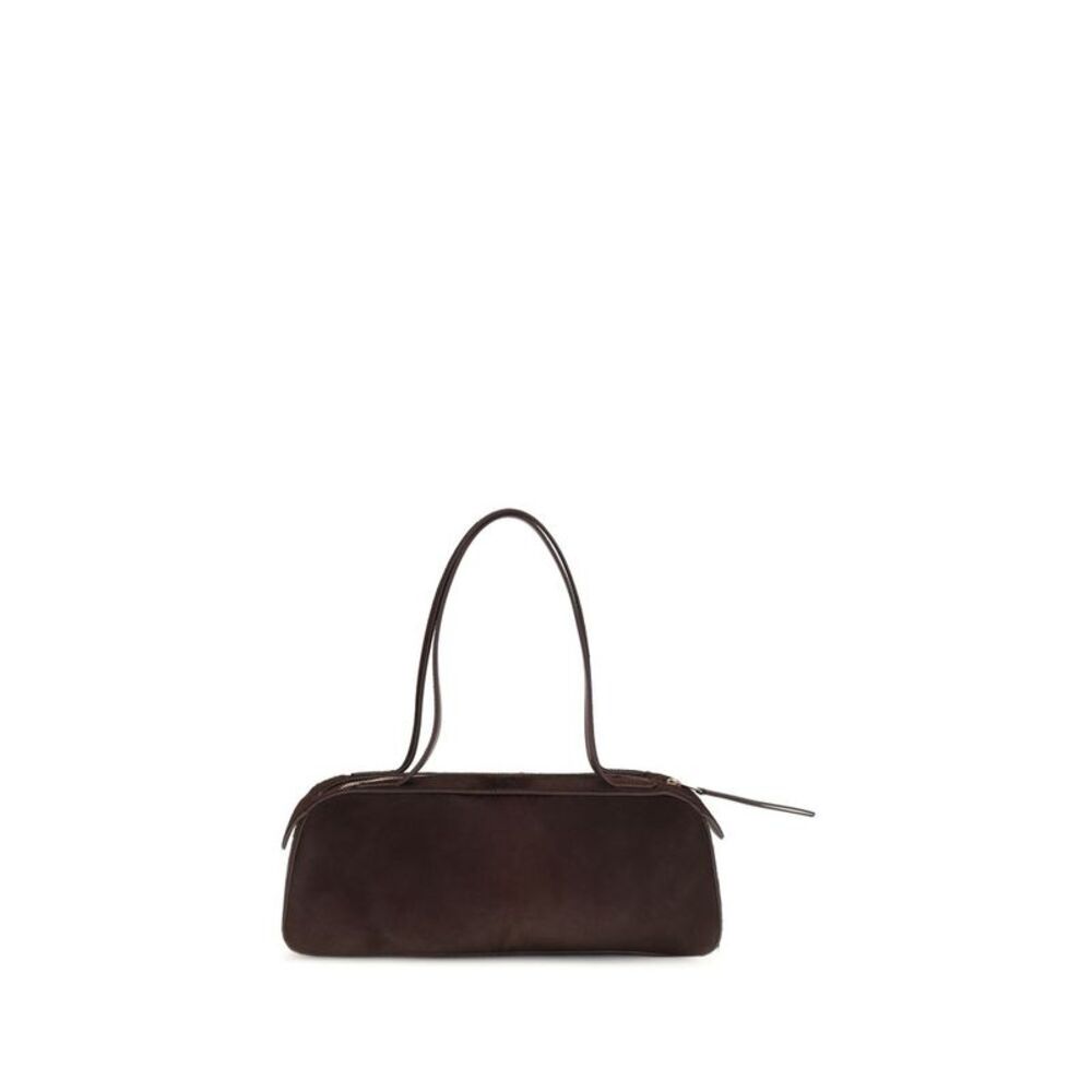 Khaite Burgundy Calf Leather Bos Taurus Shoulder Women's Bag